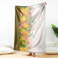 Hawaii Tropical Plant Lenalena Blanket Vibrant Polynesian Pattern LT01 - Polynesian Pride