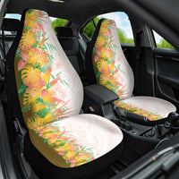 Hawaii Tropical Plant Lenalena Car Seat Cover Vibrant Polynesian Pattern LT01 One Size Yellow - Polynesian Pride