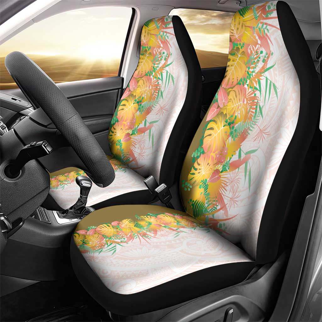 Hawaii Tropical Plant Lenalena Car Seat Cover Vibrant Polynesian Pattern LT01 - Polynesian Pride