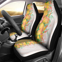 Hawaii Tropical Plant Lenalena Car Seat Cover Vibrant Polynesian Pattern LT01 - Polynesian Pride