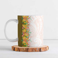 Hawaii Tropical Plant Lenalena Ceramic Mug Vibrant Polynesian Pattern LT01 Yellow - Polynesian Pride
