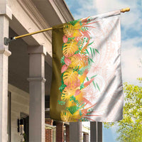 Hawaii Tropical Plant Lenalena Garden Flag Vibrant Polynesian Pattern LT01 House Flag Yellow - Polynesian Pride