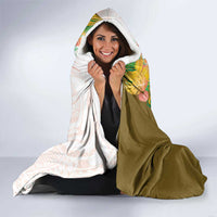 Hawaii Tropical Plant Lenalena Hooded Blanket Vibrant Polynesian Pattern LT01 - Polynesian Pride