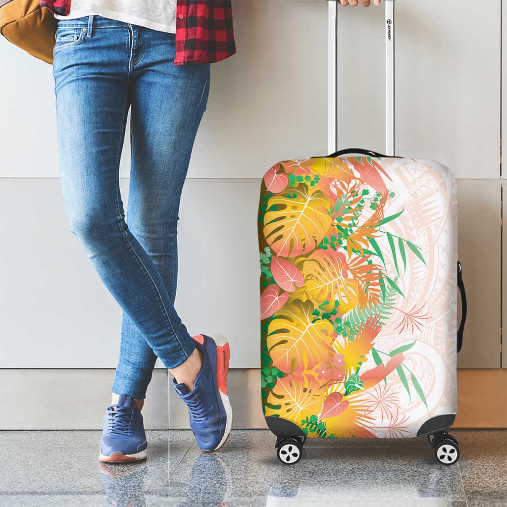 Hawaii Tropical Plant Lenalena Luggage Cover Vibrant Polynesian Pattern LT01 - Polynesian Pride