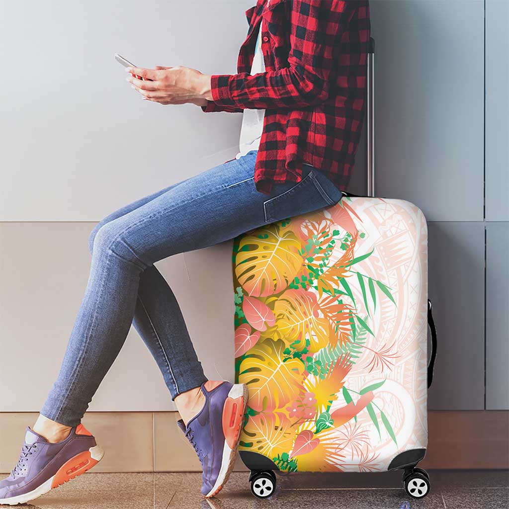 Hawaii Tropical Plant Lenalena Luggage Cover Vibrant Polynesian Pattern LT01 - Polynesian Pride