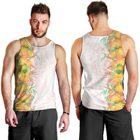 Hawaii Tropical Plant Lenalena Men Tank Top Vibrant Polynesian Pattern LT01 - Polynesian Pride