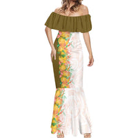 Hawaii Tropical Plant Lenalena Mermaid Dress Vibrant Polynesian Pattern LT01 - Polynesian Pride
