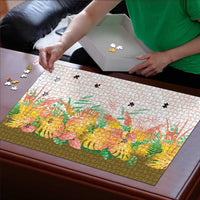 Hawaii Tropical Plant Lenalena Puzzle Vibrant Polynesian Pattern LT01 - Polynesian Pride