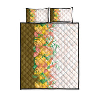 Hawaii Tropical Plant Lenalena Quilt Bed Set Vibrant Polynesian Pattern LT01 - Polynesian Pride