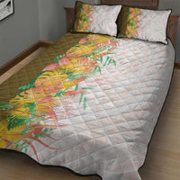 Hawaii Tropical Plant Lenalena Quilt Bed Set Vibrant Polynesian Pattern LT01 - Polynesian Pride