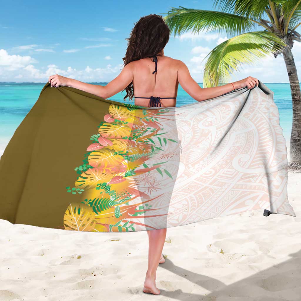 Hawaii Tropical Plant Lenalena Sarong Vibrant Polynesian Pattern LT01 - Polynesian Pride