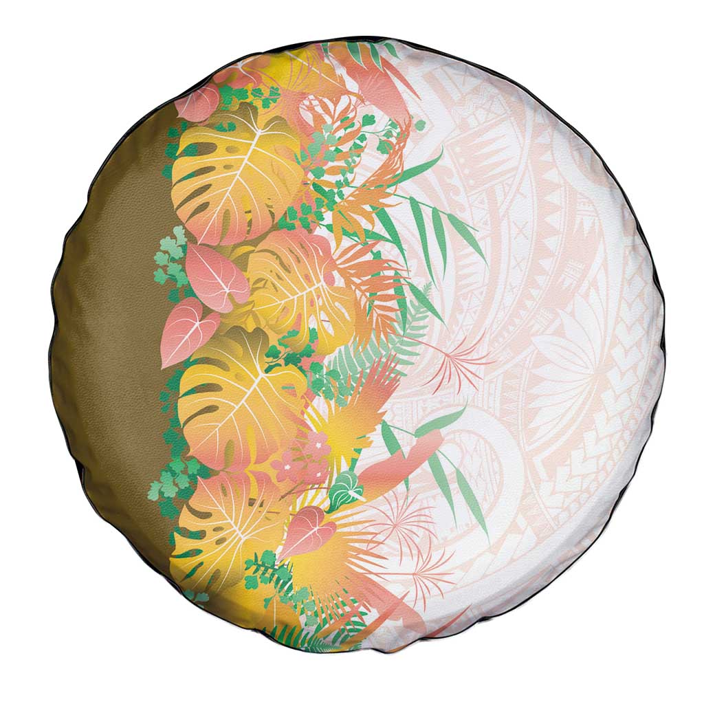 Hawaii Tropical Plant Lenalena Spare Tire Cover Vibrant Polynesian Pattern LT01 - Polynesian Pride