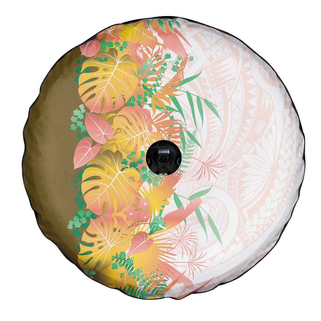 Hawaii Tropical Plant Lenalena Spare Tire Cover Vibrant Polynesian Pattern LT01 - Polynesian Pride