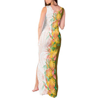 Hawaii Tropical Plant Lenalena Tank Maxi Dress Vibrant Polynesian Pattern LT01 - Polynesian Pride
