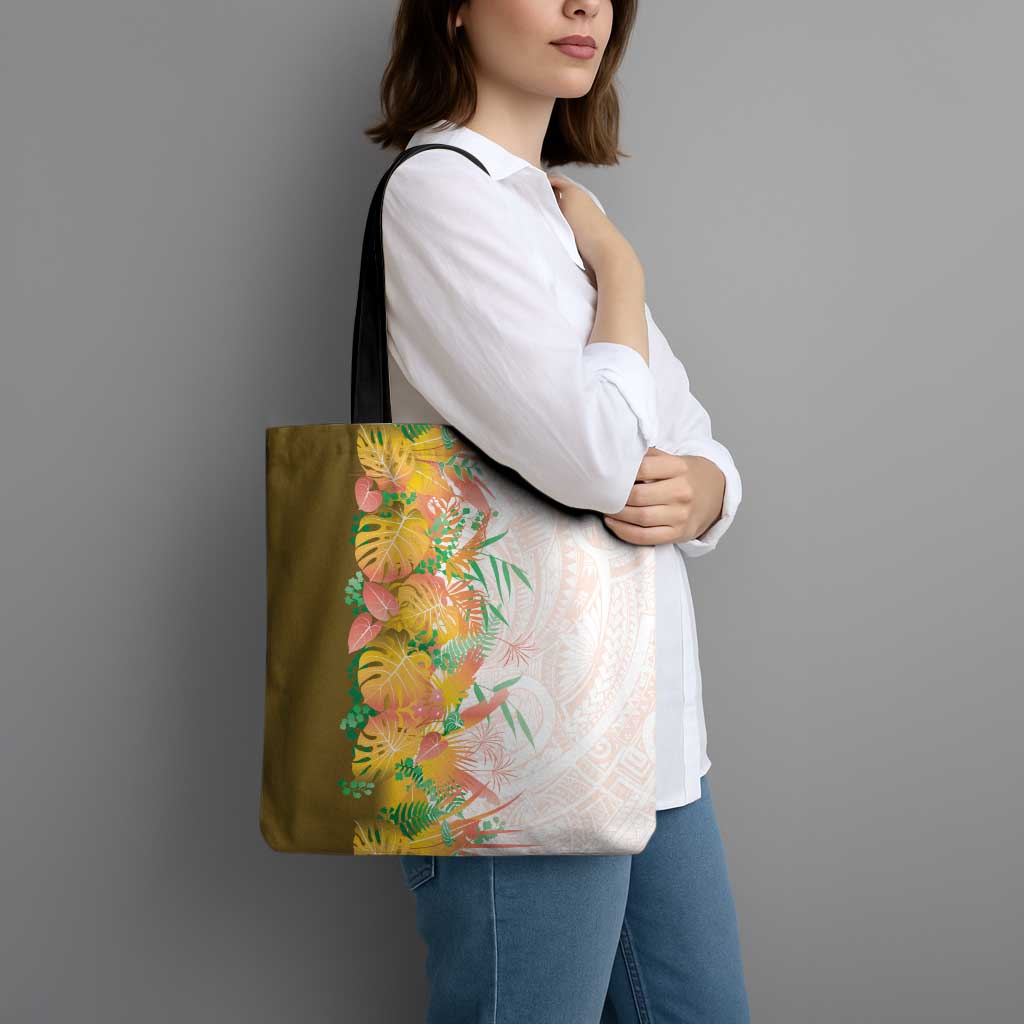 Hawaii Tropical Plant Lenalena Tote Bag Vibrant Polynesian Pattern LT01 - Polynesian Pride