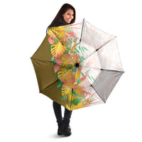 Hawaii Tropical Plant Lenalena Umbrella Vibrant Polynesian Pattern LT01 - Polynesian Pride