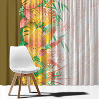 Hawaii Tropical Plant Lenalena Window Curtain Vibrant Polynesian Pattern LT01 - Polynesian Pride