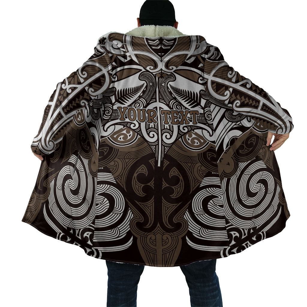 Personalised Maori Kati Mamoe Cloak Silver Fern Kowhaiwhai Art LT01 - Polynesian Pride