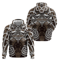 Personalised Maori Kati Mamoe Hoodie Silver Fern Kowhaiwhai Art LT01 - Polynesian Pride