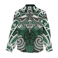 Personalised Maori Ngai Tahu Women Casual Shirt Silver Fern Kowhaiwhai Art LT01 - Polynesian Pride