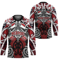 Personalised Maori Ngapuhi Hockey Jersey Silver Fern Kowhaiwhai Art LT01 - Polynesian Pride