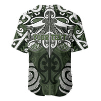 Personalised Maori Ngati Awa Baseball Jersey Silver Fern Kowhaiwhai Art LT01 - Polynesian Pride