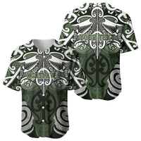 Personalised Maori Ngati Awa Baseball Jersey Silver Fern Kowhaiwhai Art LT01 - Polynesian Pride