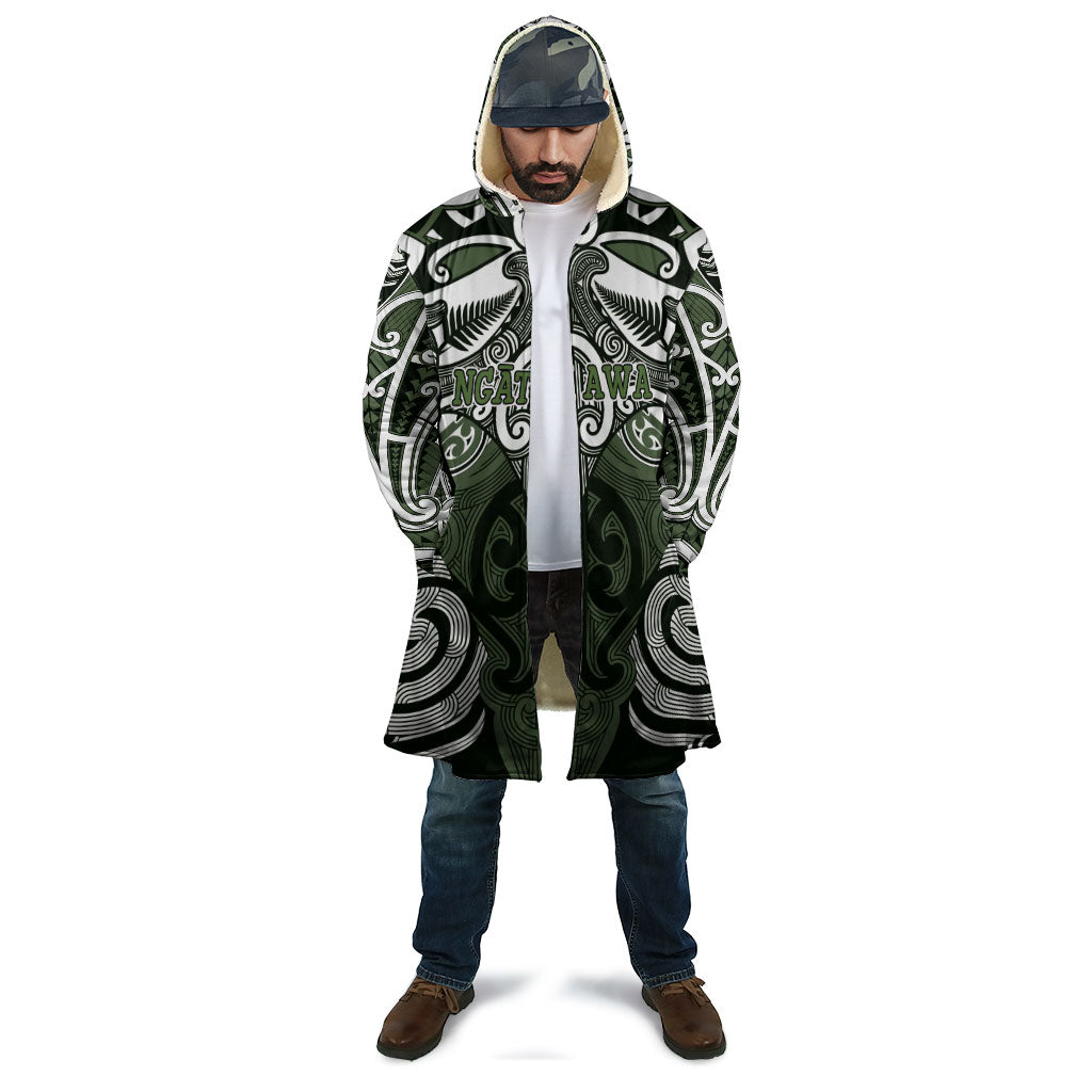 Personalised Maori Ngati Awa Cloak Silver Fern Kowhaiwhai Art LT01 - Polynesian Pride