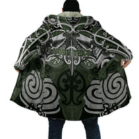 Personalised Maori Ngati Awa Cloak Silver Fern Kowhaiwhai Art LT01 - Polynesian Pride