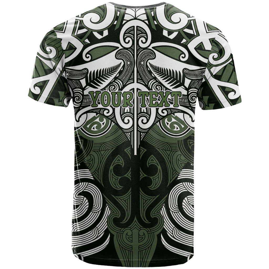 Personalised Maori Ngati Awa T Shirt Silver Fern Kowhaiwhai Art LT01 - Polynesian Pride