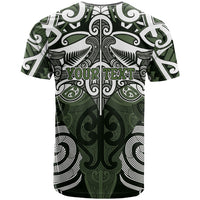 Personalised Maori Ngati Awa T Shirt Silver Fern Kowhaiwhai Art LT01 - Polynesian Pride