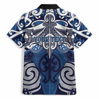 Personalised Maori Ngati Kahungunu Hawaiian Shirt Silver Fern Kowhaiwhai Art LT01 - Polynesian Pride