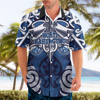 Personalised Maori Ngati Kahungunu Hawaiian Shirt Silver Fern Kowhaiwhai Art LT01 - Polynesian Pride