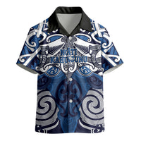 Personalised Maori Ngati Kahungunu Kid Hawaiian Shirt Silver Fern Kowhaiwhai Art LT01 - Polynesian Pride
