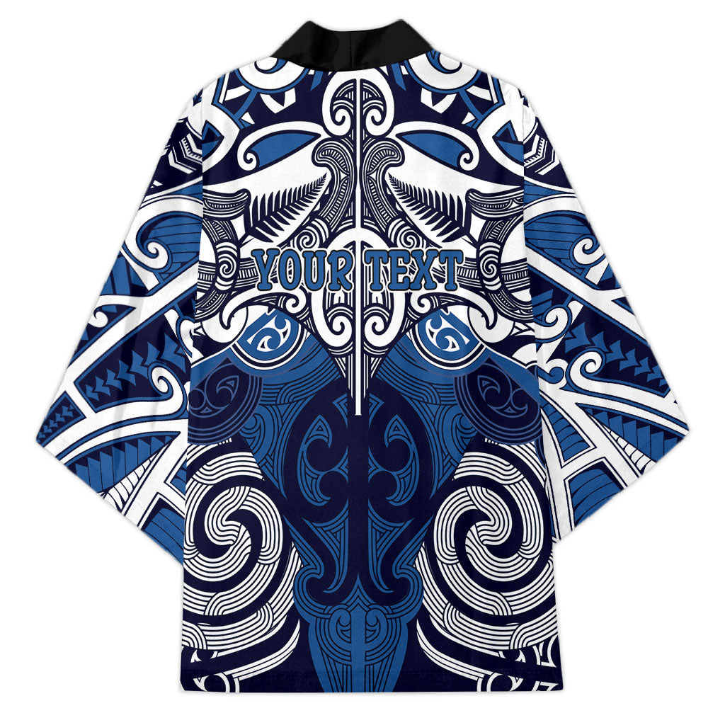 Personalised Maori Ngati Kahungunu Kimono Silver Fern Kowhaiwhai Art LT01 - Polynesian Pride