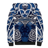 Personalised Maori Ngati Kahungunu Sherpa Hoodie Silver Fern Kowhaiwhai Art LT01 - Polynesian Pride