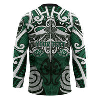 Personalised Maori Ngati Maniapoto Hockey Jersey Silver Fern Kowhaiwhai Art LT01 - Polynesian Pride