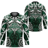 Personalised Maori Ngati Maniapoto Hockey Jersey Silver Fern Kowhaiwhai Art LT01 - Polynesian Pride