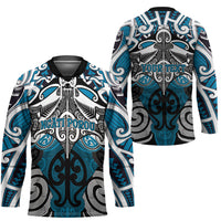 Personalised Maori Ngati Porou Hockey Jersey Silver Fern Kowhaiwhai Art LT01 - Polynesian Pride