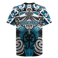 Personalised Maori Ngati Porou Rugby Jersey Silver Fern Kowhaiwhai Art LT01 - Polynesian Pride