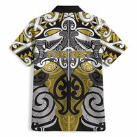 Personalised Maori Ngati Whatua Hawaiian Shirt Silver Fern Kowhaiwhai Art LT01 - Polynesian Pride