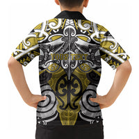 Personalised Maori Ngati Whatua Hawaiian Shirt Silver Fern Kowhaiwhai Art LT01 - Polynesian Pride