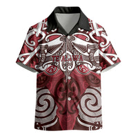Personalised Maori Te Arawa Kid Hawaiian Shirt Silver Fern Kowhaiwhai Art LT01 - Polynesian Pride