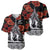 New Zealand ANZAC Day Baseball Jersey Poppy With Polynesian Pattern LT01 - Polynesian Pride