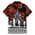 New Zealand ANZAC Day Family Matching Long Sleeve Bodycon Dress and Hawaiian Shirt Poppy With Polynesian Pattern LT01 - Polynesian Pride