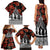 New Zealand ANZAC Day Family Matching Tank Maxi Dress and Hawaiian Shirt Poppy With Polynesian Pattern LT01 - Polynesian Pride