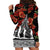 New Zealand ANZAC Day Hoodie Dress Poppy With Polynesian Pattern LT01 - Polynesian Pride