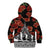 New Zealand ANZAC Day Kid Hoodie Poppy With Polynesian Pattern LT01 - Polynesian Pride