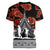 New Zealand ANZAC Day Women V Neck T Shirt Poppy With Polynesian Pattern LT01 - Polynesian Pride