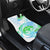 Kia Ora Maori New Zealand Pastel Car Mats Sun Ta Moko Aqua Green Version LT01 - Polynesian Pride